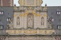 Architecture dtail of Louvain central university building Royalty Free Stock Photo