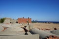 Modern buildings under construction in Egypt. Dahab, South Sinai Governorate, Egypt Royalty Free Stock Photo