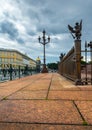 Architecture element fence of Alexander column.