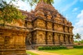 architecture of (entrance) Hindu Temple dedicated to Shiva, ancient Gangaikonda Cholapuram Temple, India, Tamil Nadu, Thanjavur Royalty Free Stock Photo