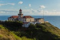 Cabo Mondego lighthouse Royalty Free Stock Photo