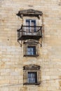 Architecture of Espinosa de los Monteros, Burgos Royalty Free Stock Photo