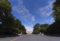 Architecture of an exterior view of the Royal palace in Oslo Norway