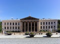 Architecture of an exterior view of the university of Oslo Norway