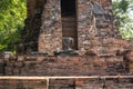 Architecture of the Famous Old Temple in Ayutthaya, Temple in Phra Nakhon Si Ayutthaya Historical Park, Ayutthaya Province,