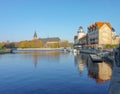 The architecture of the Fishing Village in Kaliningrad, fish village-ethnographic and trade and craft center