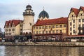 the architecture of the Fishing Village in Kaliningrad fish village-ethnographic and trade and craft center