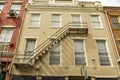 Architecture of the French Quarter in New Orleans Royalty Free Stock Photo