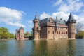 Architecture and garden landscape of the famous De Haar Castle in Netherlands