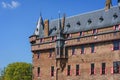 Architecture and garden landscape of the famous De Haar Castle in Netherlands