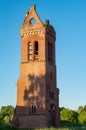 Architecture of Germany. Kirche Gross Friedrichsdorf. German Evangelical Church of East Prussia. Vertical