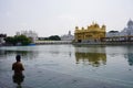 Architecture of Harmandir Sahib or Golden Temple in Amritsar, India Royalty Free Stock Photo