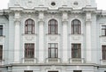 Architecture of the historic building with Windows and columns Royalty Free Stock Photo