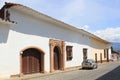 Architecture, historic center of Santa Fe de Antioquia, Colombia. Royalty Free Stock Photo