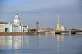 Architecture of historic city center of Saint-Petersburg.