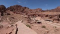 Architecture and historical landmarks, the ancient city of Petra, Jordan