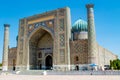 Architecture historical monuments of Middle East Asia Silk Road in Uzbekistan