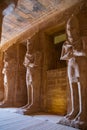 Architecture from historical place, Abu simbel temple, Egypt 2018 september