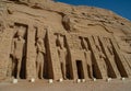 Architecture from historical place, Abu simbel temple, Egypt 2018 september