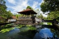 Architecture at the Holy Spring Water Temple at Tampaksiring on the island of Bali