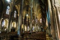 Inside Basilica of Notre-Dame de Nice, Nice, Cote d & x27;Azur, France Royalty Free Stock Photo