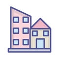 Architecture Isolated Vector icon which can easily modify or edit Royalty Free Stock Photo