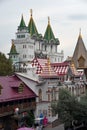 Architecture of Izmailovo manor in Moscow.