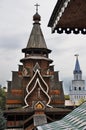 Architecture of Izmailovo manor in Moscow.