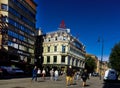 Architecture at Karl Johans Gate street Oslo Norway