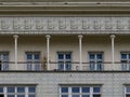 Architecture of the Karl Marx Avenue in Berlin. Germany.