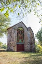 Architecture of Kievan Rus. Remains of the Saint Michael`s Church in Oster, Ukraine Royalty Free Stock Photo