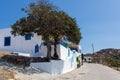 Architecture in Lipsi island, Dodecanese, Greece Royalty Free Stock Photo