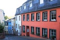 Architecture of a little German town, Saarburg at the Saar River