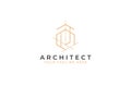 Architecture Logo Brand Abstract Minimalist Sketch Building Property