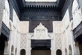 Sale, Morocco - March 5, 2020: Architecture of madrasah Abu al-Hasan koranic school in Sale, Morocco