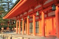 The architecture of the main palace in Heian Shrine