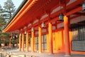 The architecture of the main palace in Heian Shrine