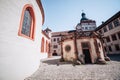 Architecture of the Marienberg fortress in Wuerzburg, Germany Royalty Free Stock Photo