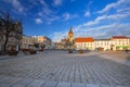 Architecture of Market squere in Swiecie town, Poland