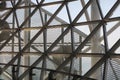 Architecture metal constructions. Abstract background