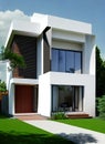 Architecture modern design, house Royalty Free Stock Photo