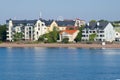 Architecture of modern Hanko. Finland Royalty Free Stock Photo