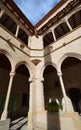 The architecture. Montserrat monastery (monastery of Montserrat). Spain. Royalty Free Stock Photo