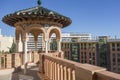 Architecture, monument building, house, casa de los navajas,neo-mudejar style in Torremolinos,Spain. Royalty Free Stock Photo