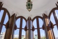 Architecture, monument building, house, casa de los navajas,neo-mudejar style in Torremolinos,Spain. Royalty Free Stock Photo