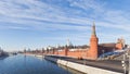 Architecture of the Moscow Kremlin Royalty Free Stock Photo