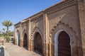 Architecture of Mosque in Marrakech, Morocco Royalty Free Stock Photo