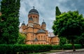 Architecture of the National University and Residence of the Metropolitan in Chernivtsi, Ukraine. Royalty Free Stock Photo