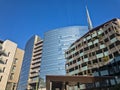 Architecture. Design of buildings in the heart of Milan. iazza Gae Aulenti. Unicredit tower.