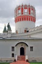 Architecture of Novodevichy convent in Moscow.